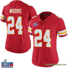 Womens Kansas City Chiefs Skyy Moore Red Authentic Team Color Vapor Untouchable Super Bowl Lvii Patch Kcc216 Jersey C2790
